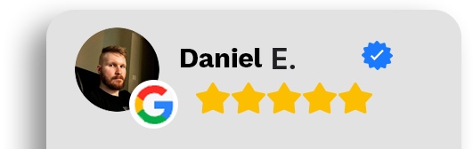 Daniel E. 5-star Google review
