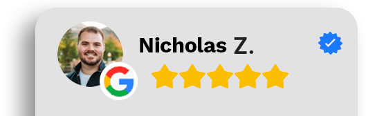 Nicholas Z. 5-star Google review