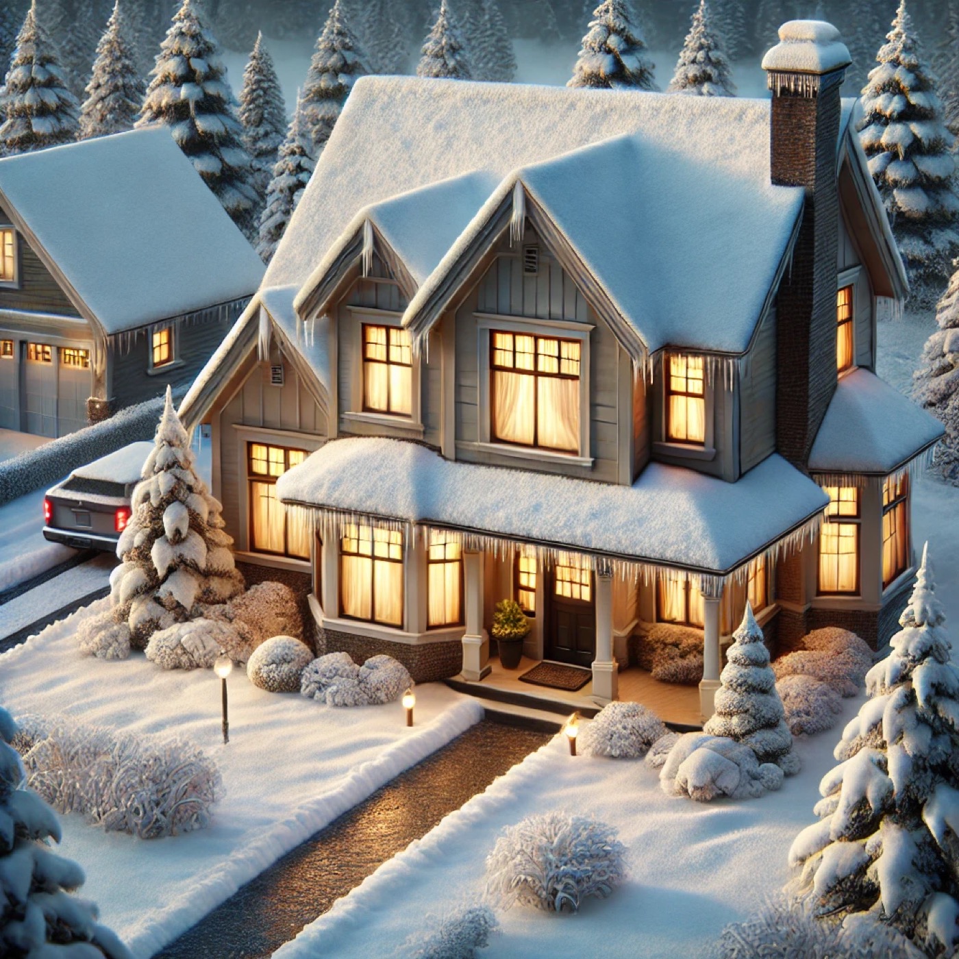 10 Ways A House Covered In Snow & Ice Can Be Damaged